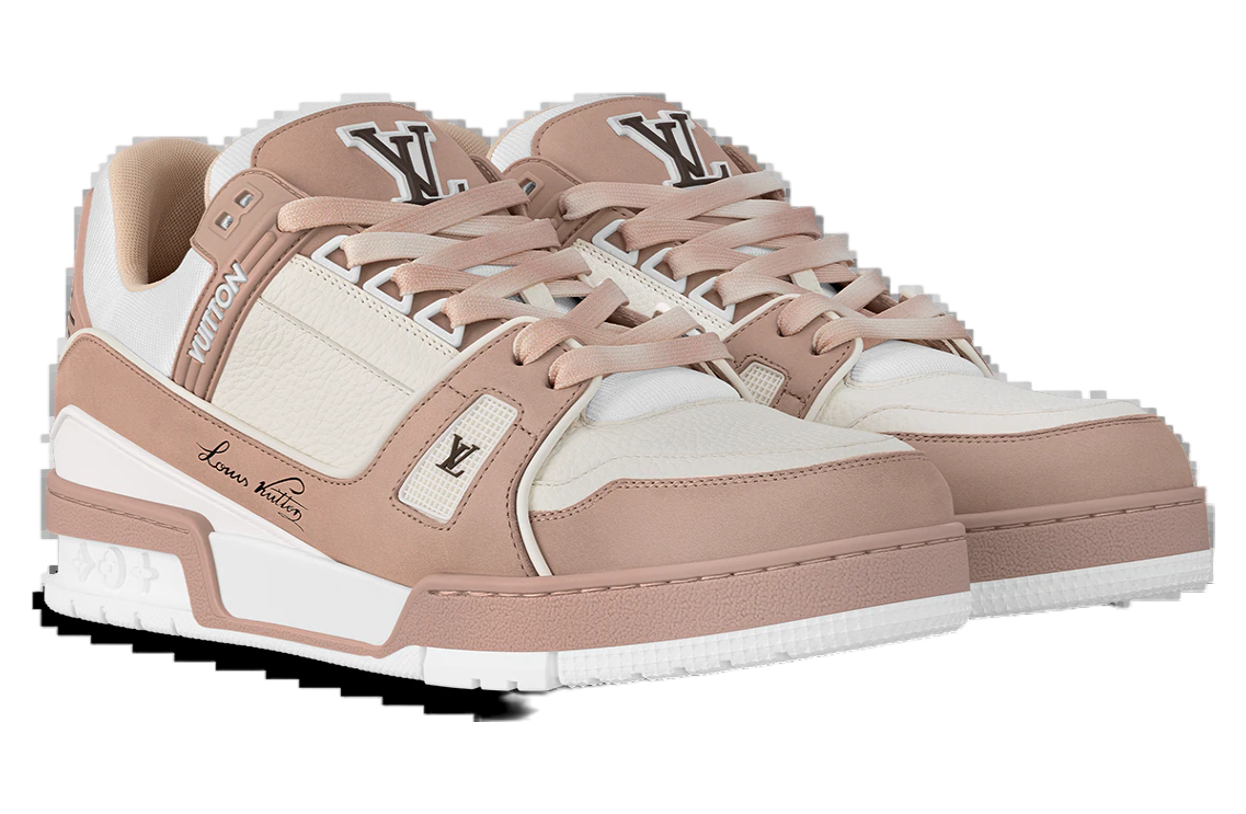 Louis Vuitton LV Trainer Pink / White