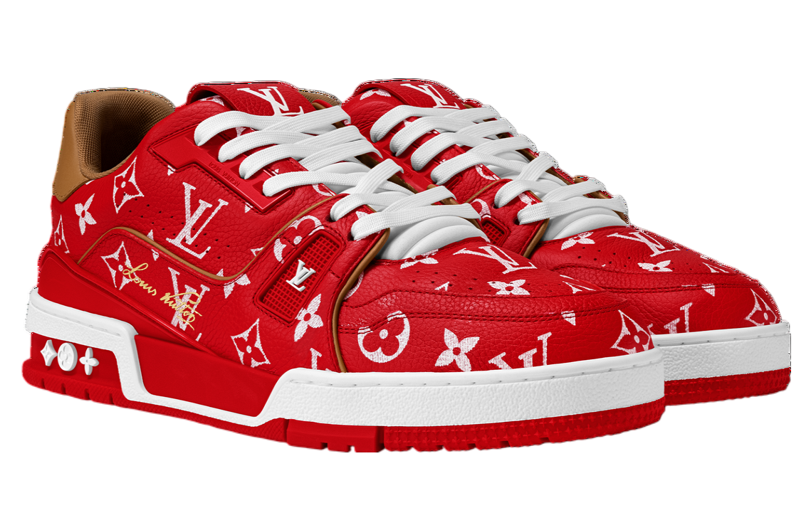 Louis Vuitton LV Trainer Red