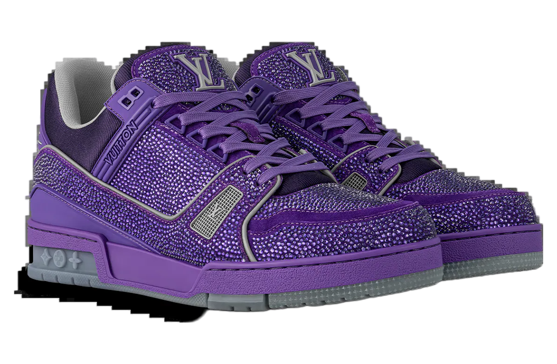 Louis Vuitton LV Trainer Swarovksi Violet