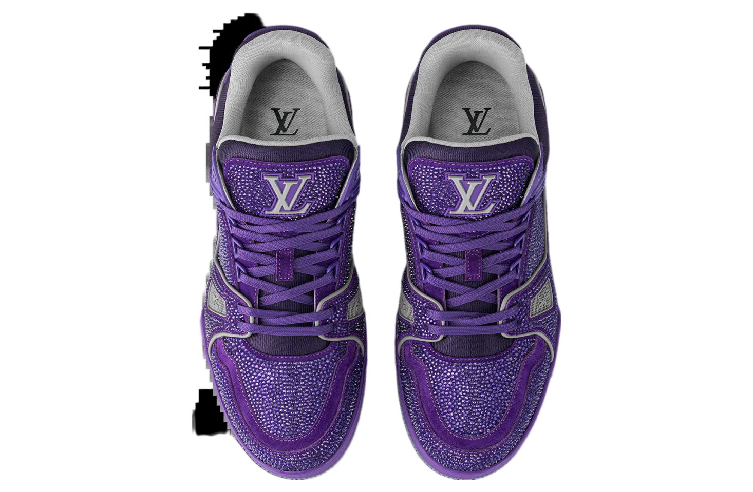 Louis Vuitton LV Trainer Swarovksi Violet