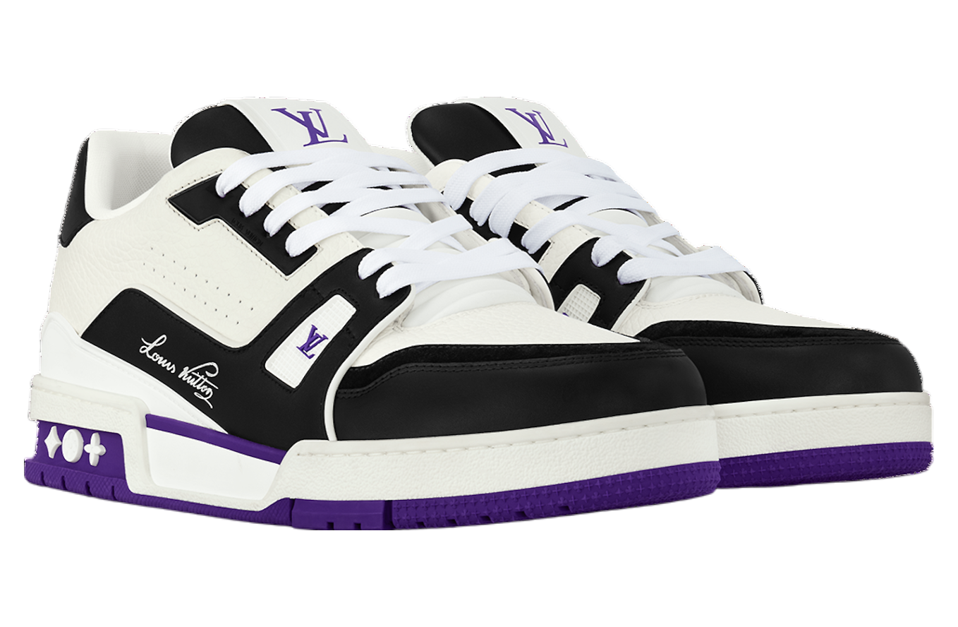 Louis Vuitton LV Trainer Violet / Black / White