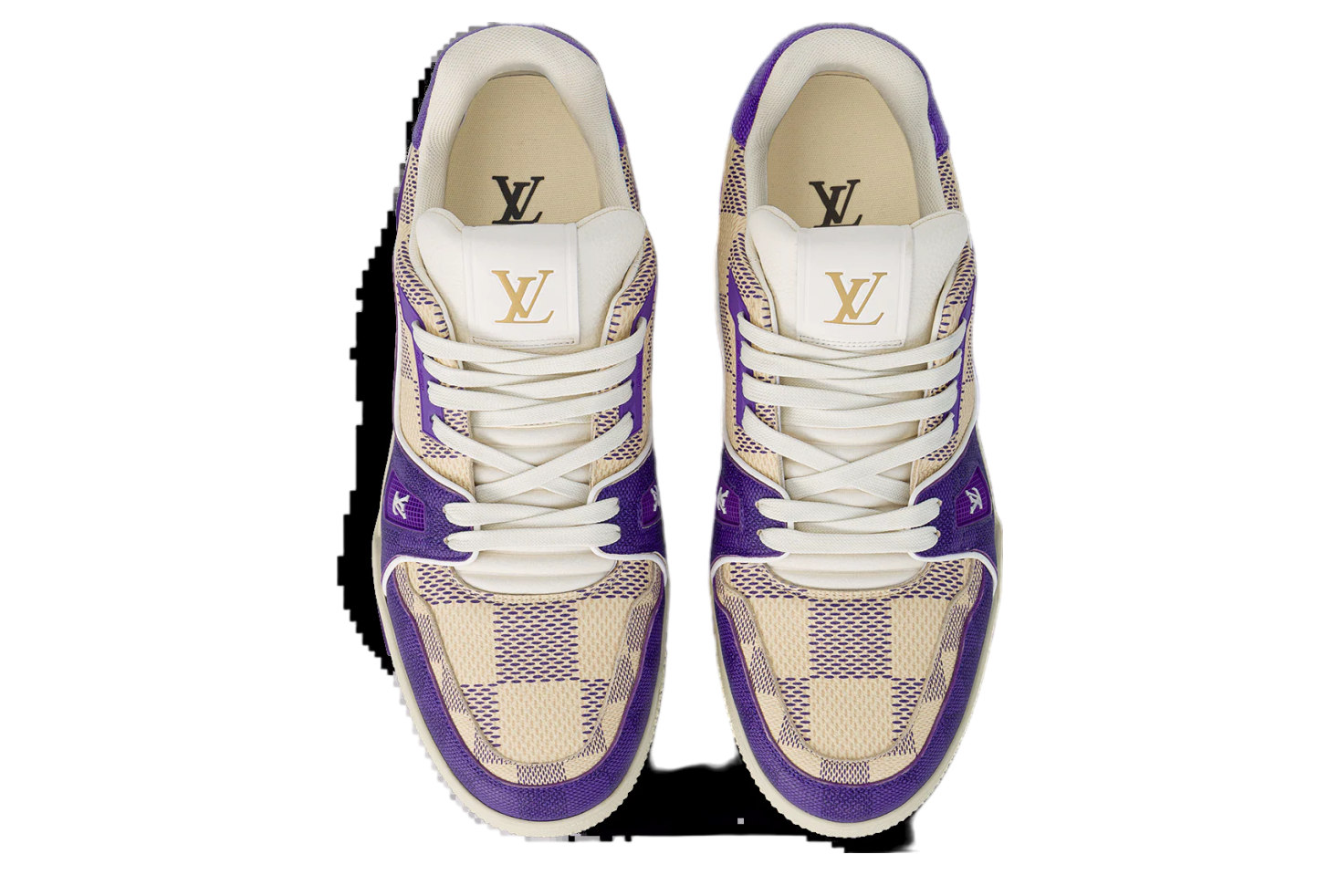 Louis Vuitton LV Trainer Violet Damier