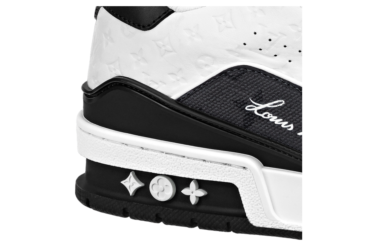 Louis Vuitton LV Trainer White / Black #54