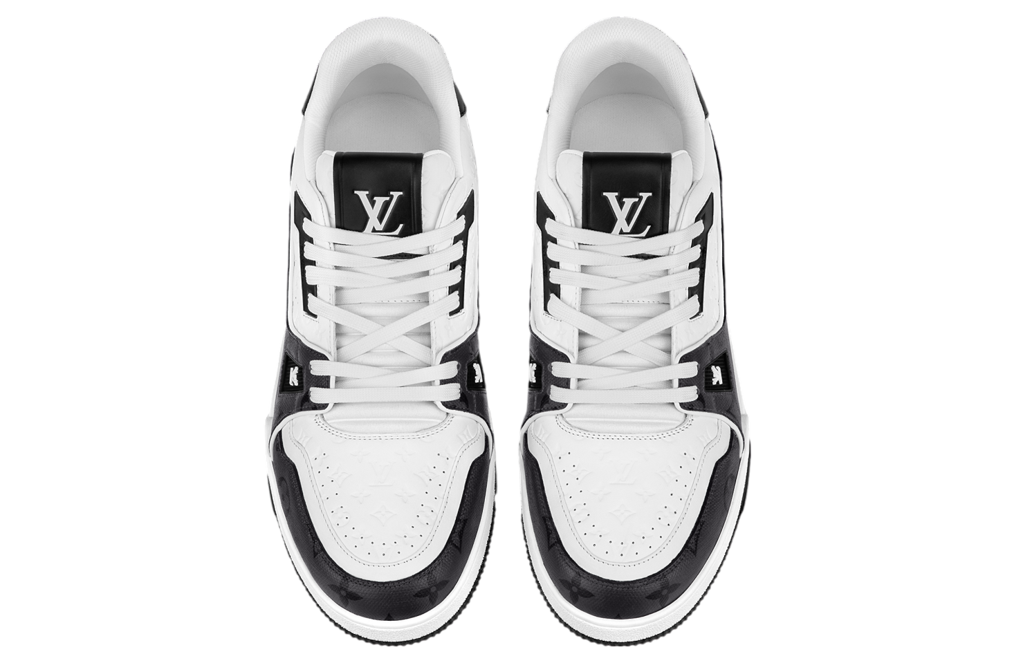 Louis Vuitton LV Trainer White / Black #54