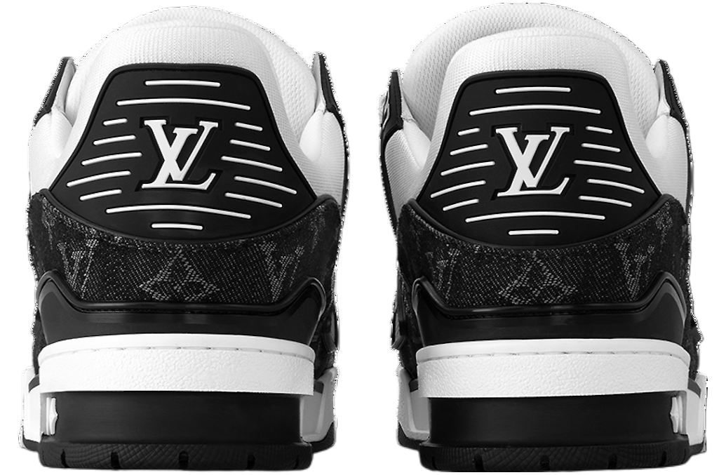 Louis Vuitton LV Trainer White / Black Denim