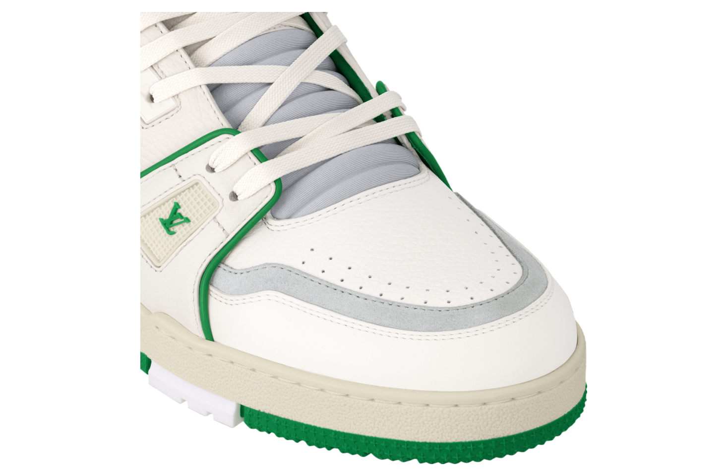 Louis Vuitton LV Trainer White / Green / Grey