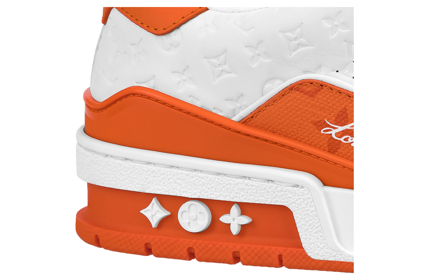 Louis Vuitton LV Trainer White / Orange #54