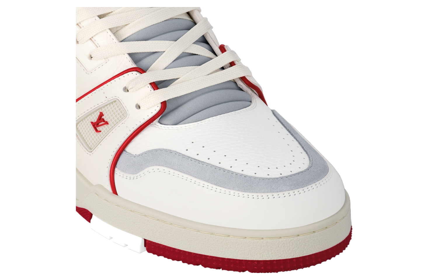 Louis Vuitton LV Trainer White / Red / Grey