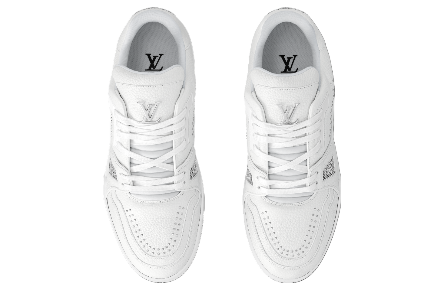 Louis Vuitton LV Trainer White / Silver (Studs)