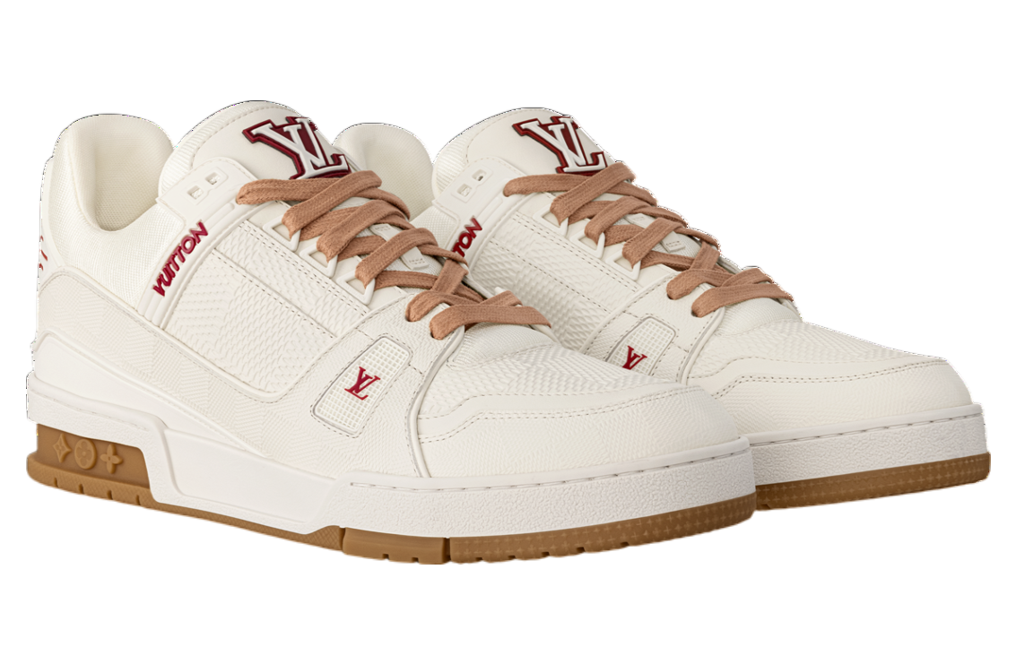 Louis Vuitton LV Trainer White / White / Red