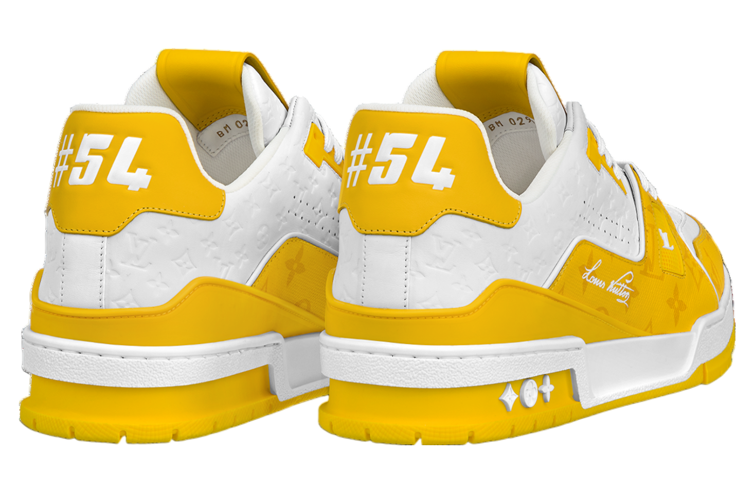 Louis Vuitton LV Trainer White / Yellow #54