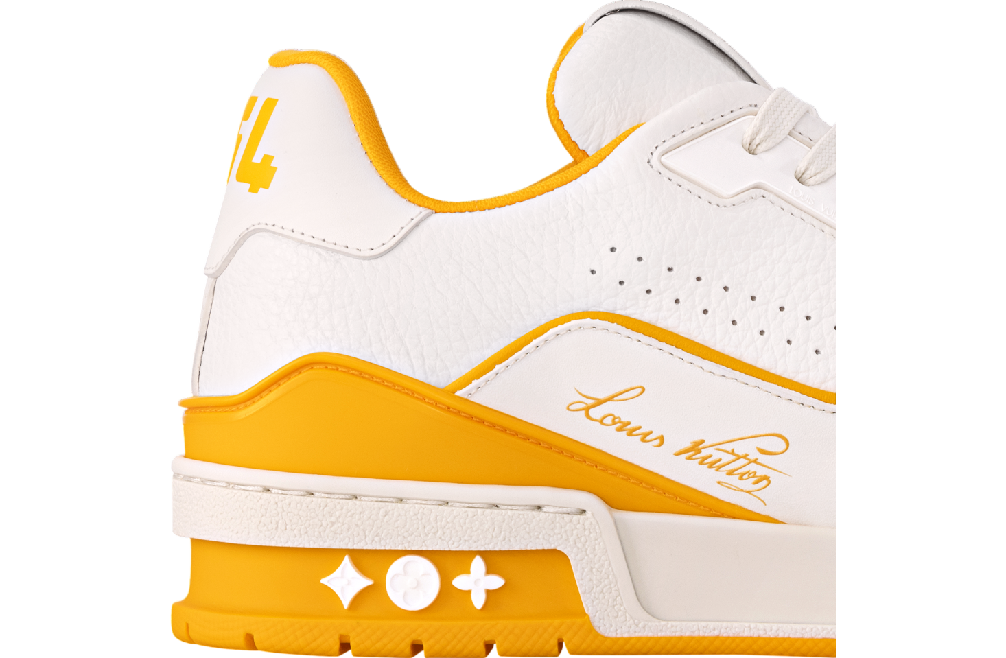 Louis Vuitton LV Trainer White / Yellow / Grey