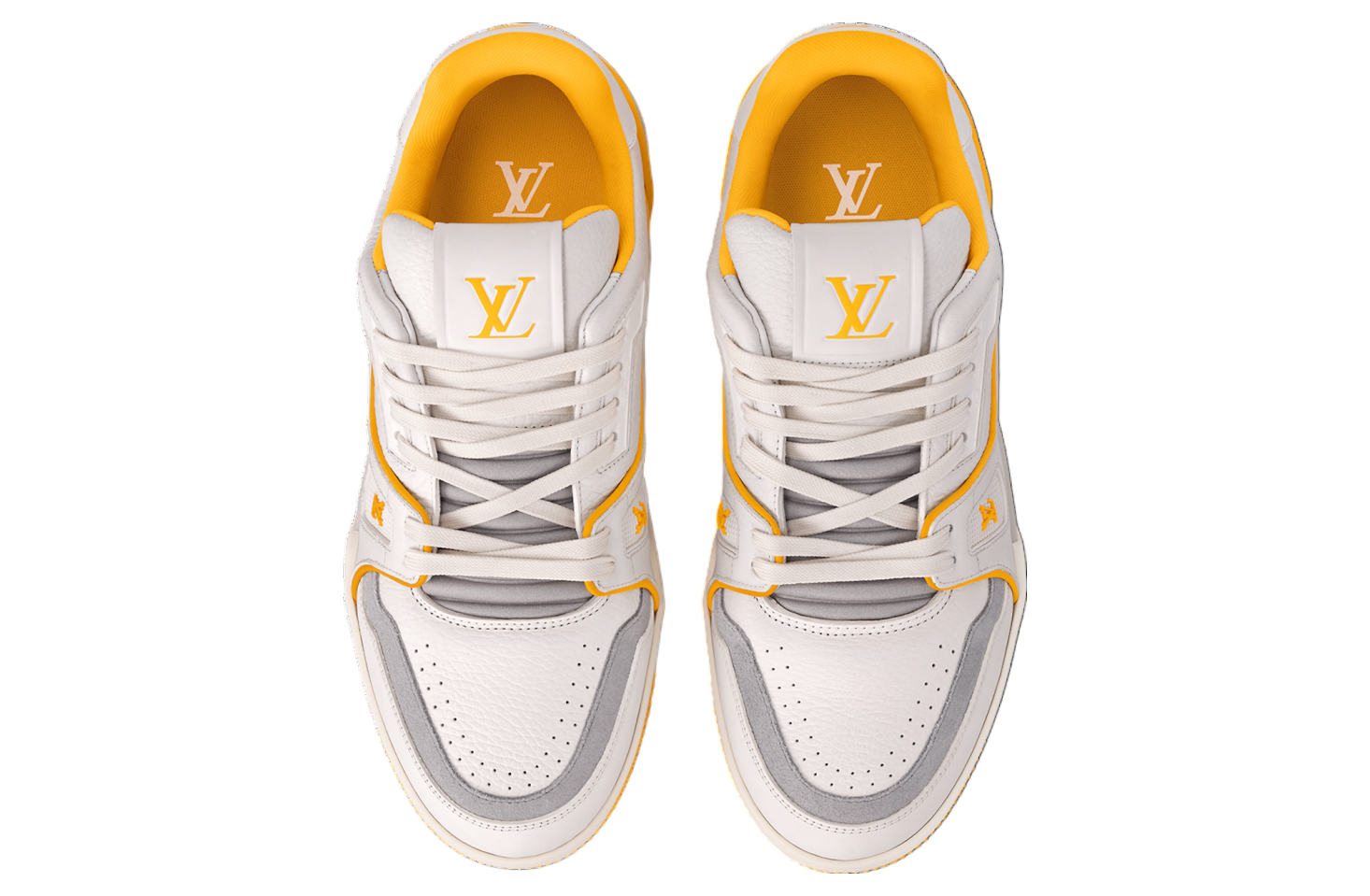 Louis Vuitton LV Trainer White / Yellow / Grey