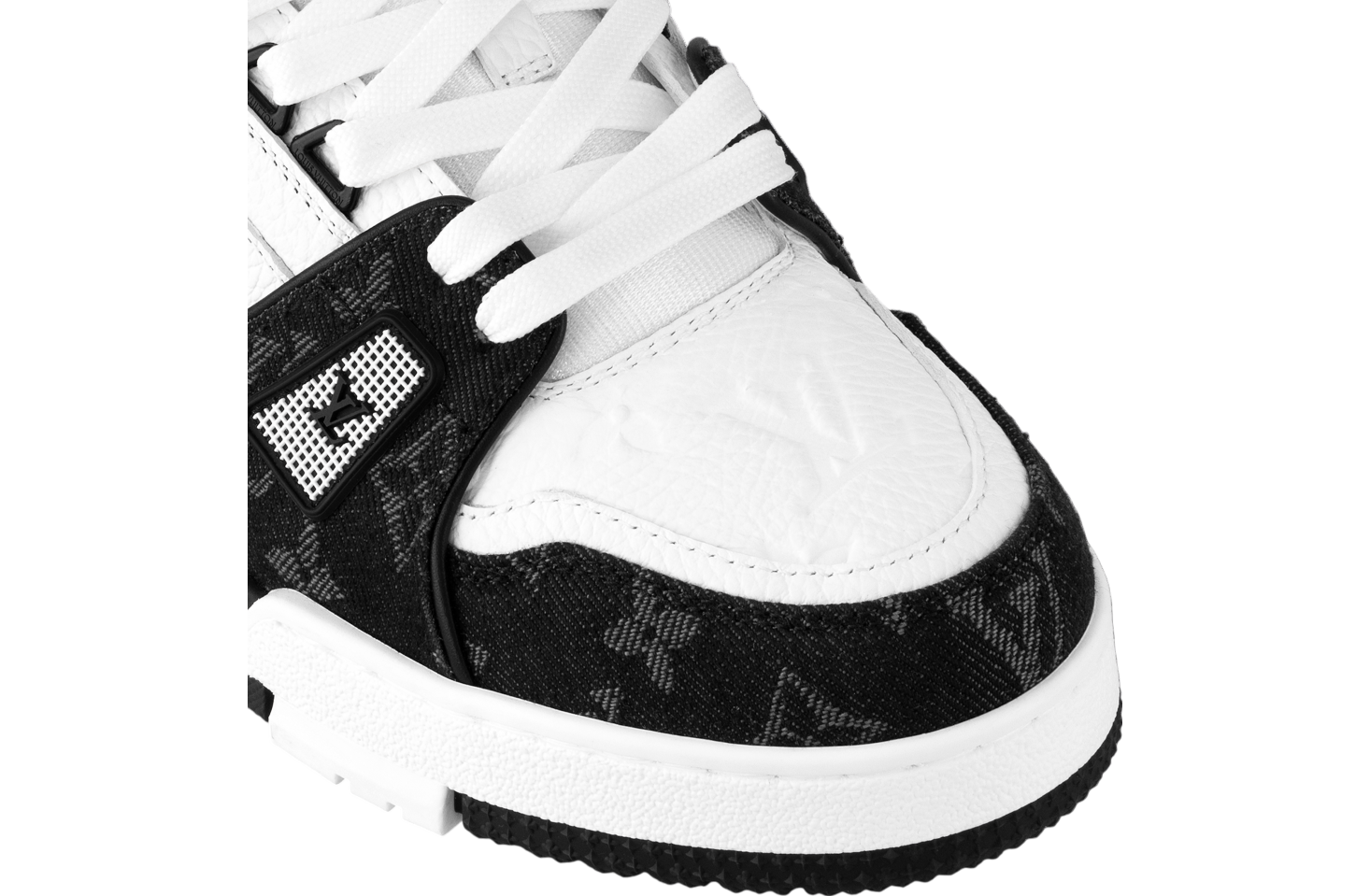 Louis Vuitton LV Trainer WMNS White / Black Denim