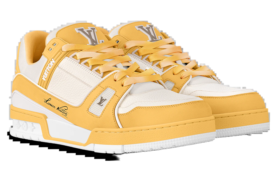 Louis Vuitton LV Trainer Yellow / White