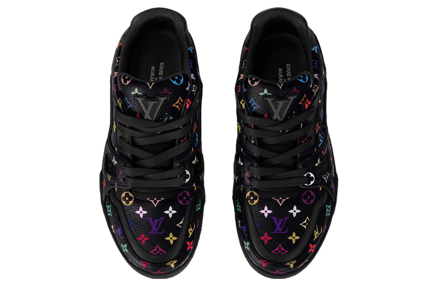限定・コラボ♪【LOUIS VUITTON × 村上隆】LV トレーナー BLACK Louis Vuitton LV x TM LV Trainer Black / Murakami Collection