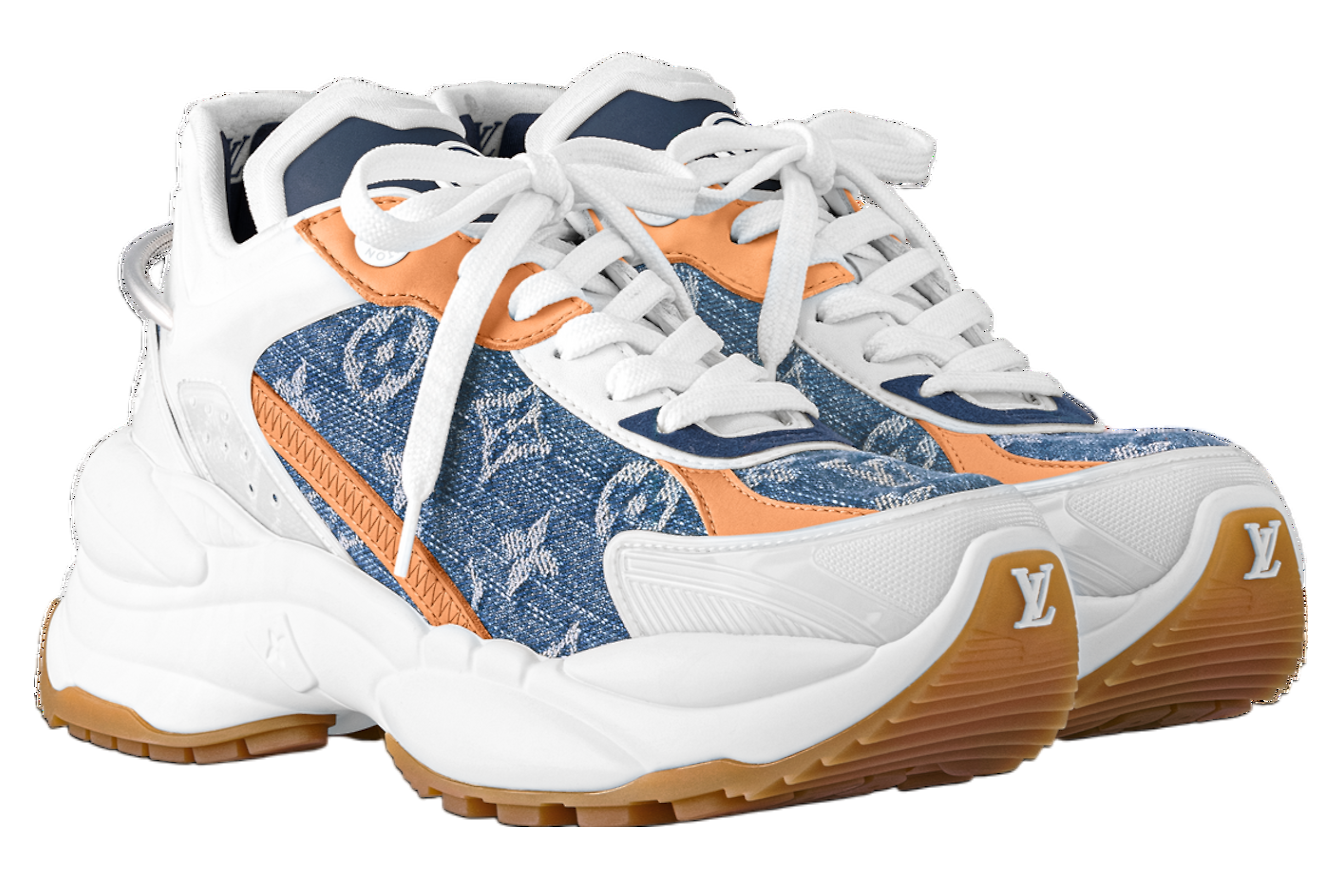 Louis Vuitton Run 55 WMNS Light Blue / Orange