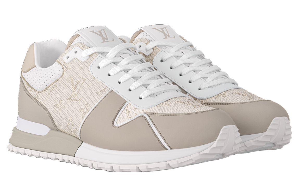 Louis Vuitton Run Away Beige / Beige / White