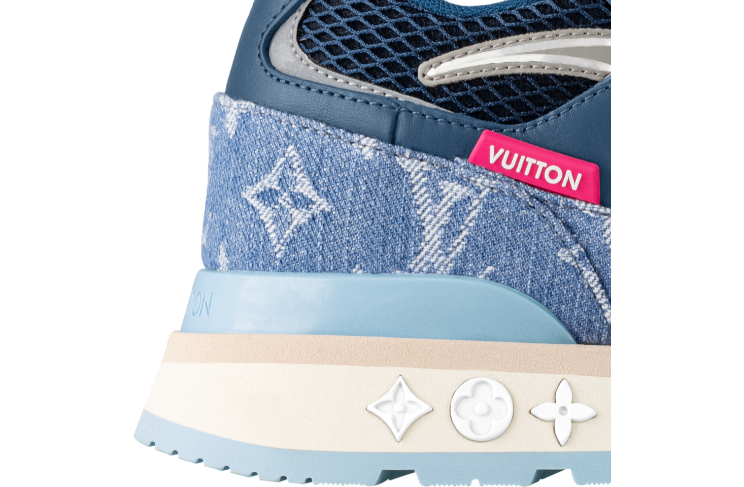 Louis Vuitton Run Away Blue Denim / Light Blue / Pink