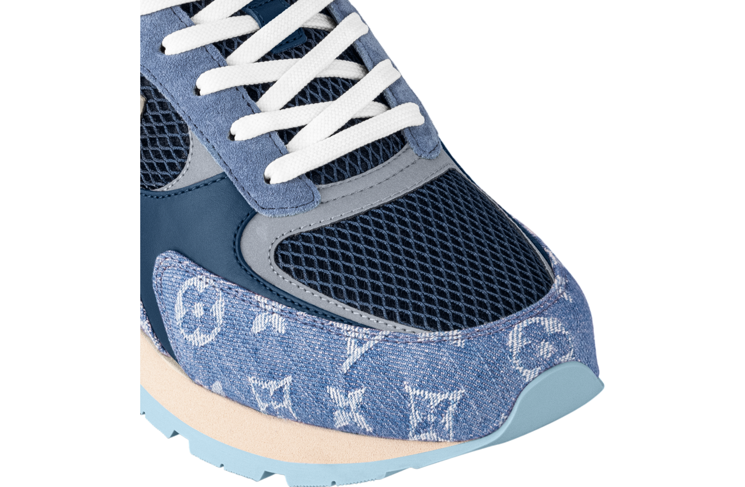 Louis Vuitton Run Away Blue Denim / Light Blue / Pink