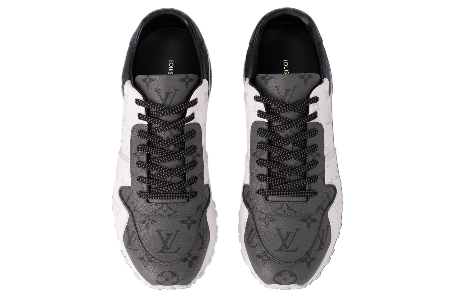 Louis Vuitton Run Away Monogram Eclipse / White / Dark Gray