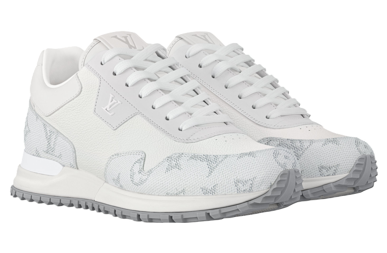 Louis Vuitton Run Away White / Grey Monogram Leather