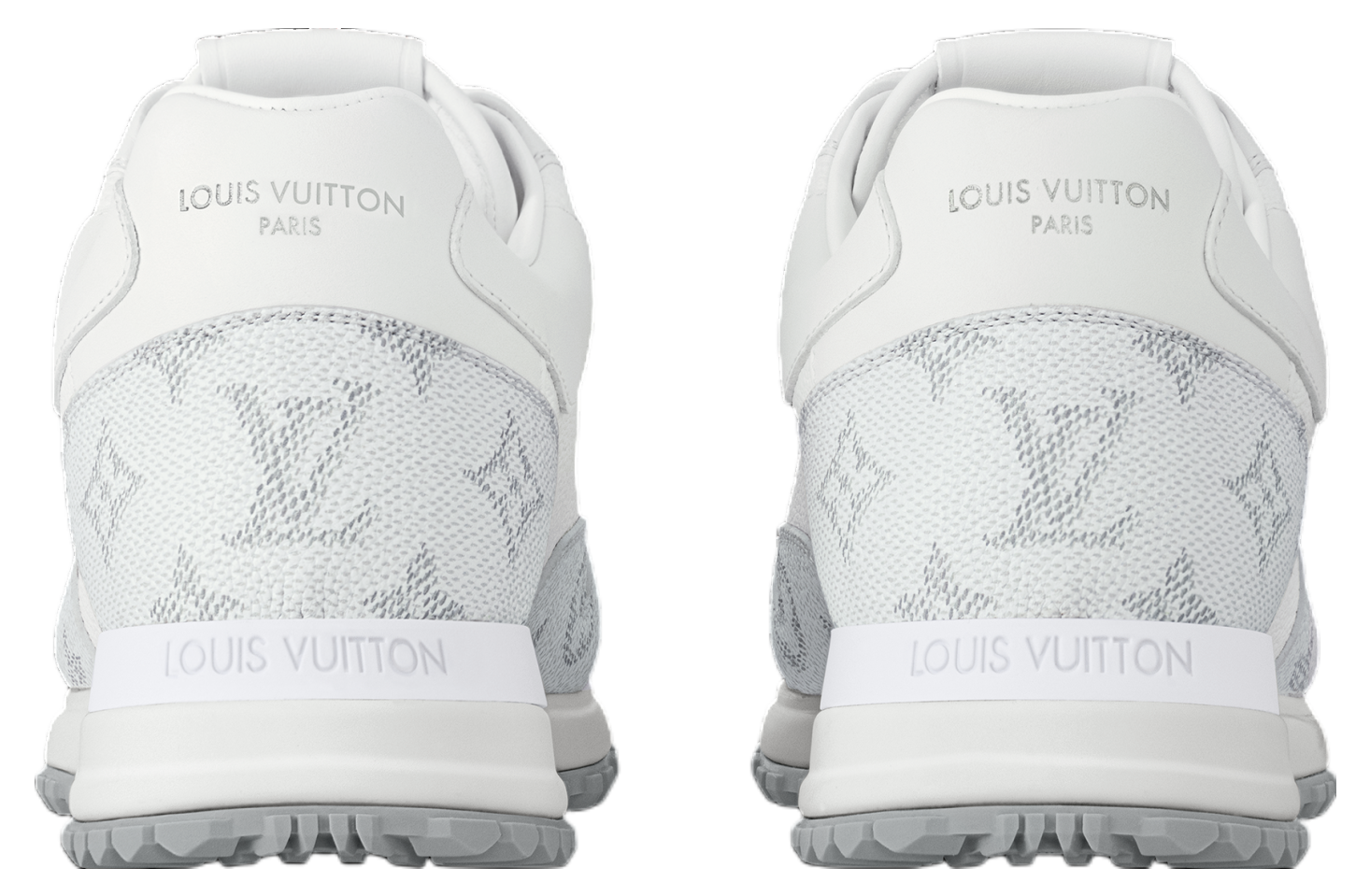 Louis Vuitton Run Away White / Grey Monogram Leather