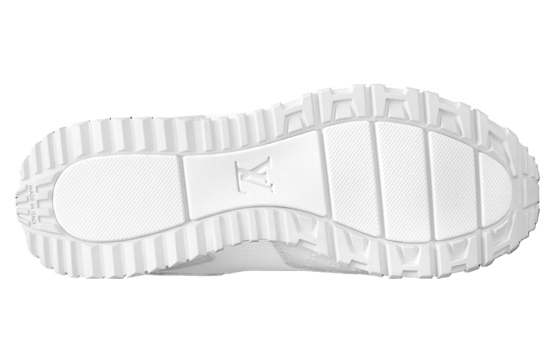 Louis Vuitton Run Away White / Monogram-perforated Calf Leather