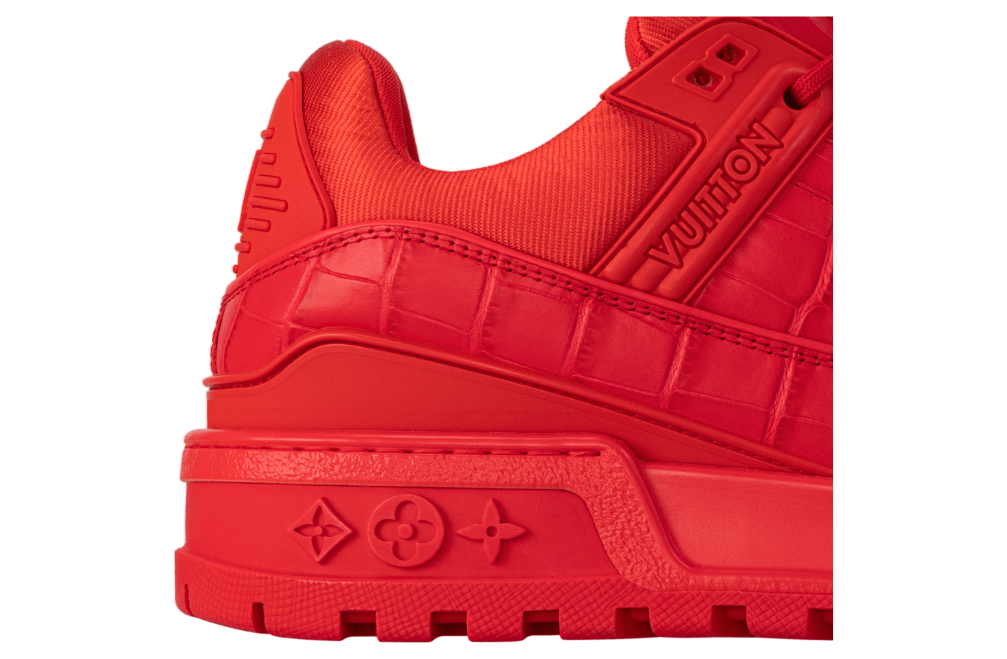 Louis Vuitton x Pharrell Williams LV Trainer Maxi Red / Alligator