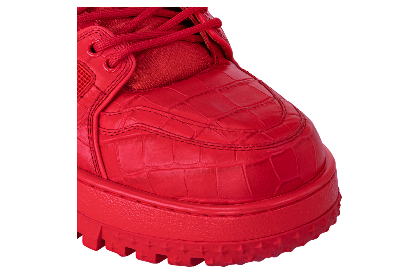 Louis Vuitton x Pharrell Williams LV Trainer Maxi Red / Alligator