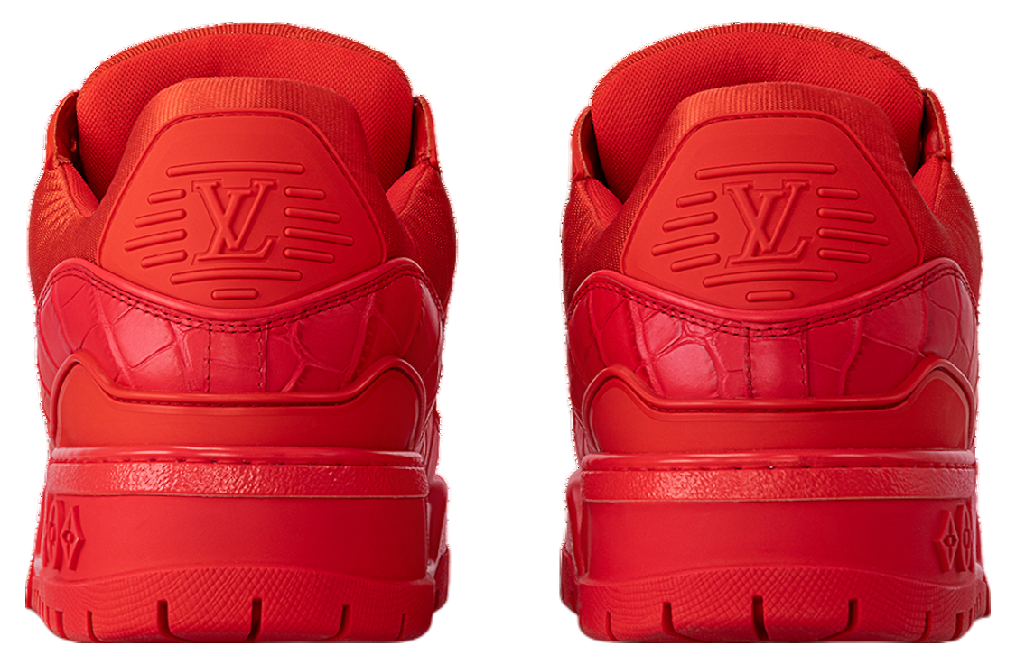 Louis Vuitton x Pharrell Williams LV Trainer Maxi Red / Alligator