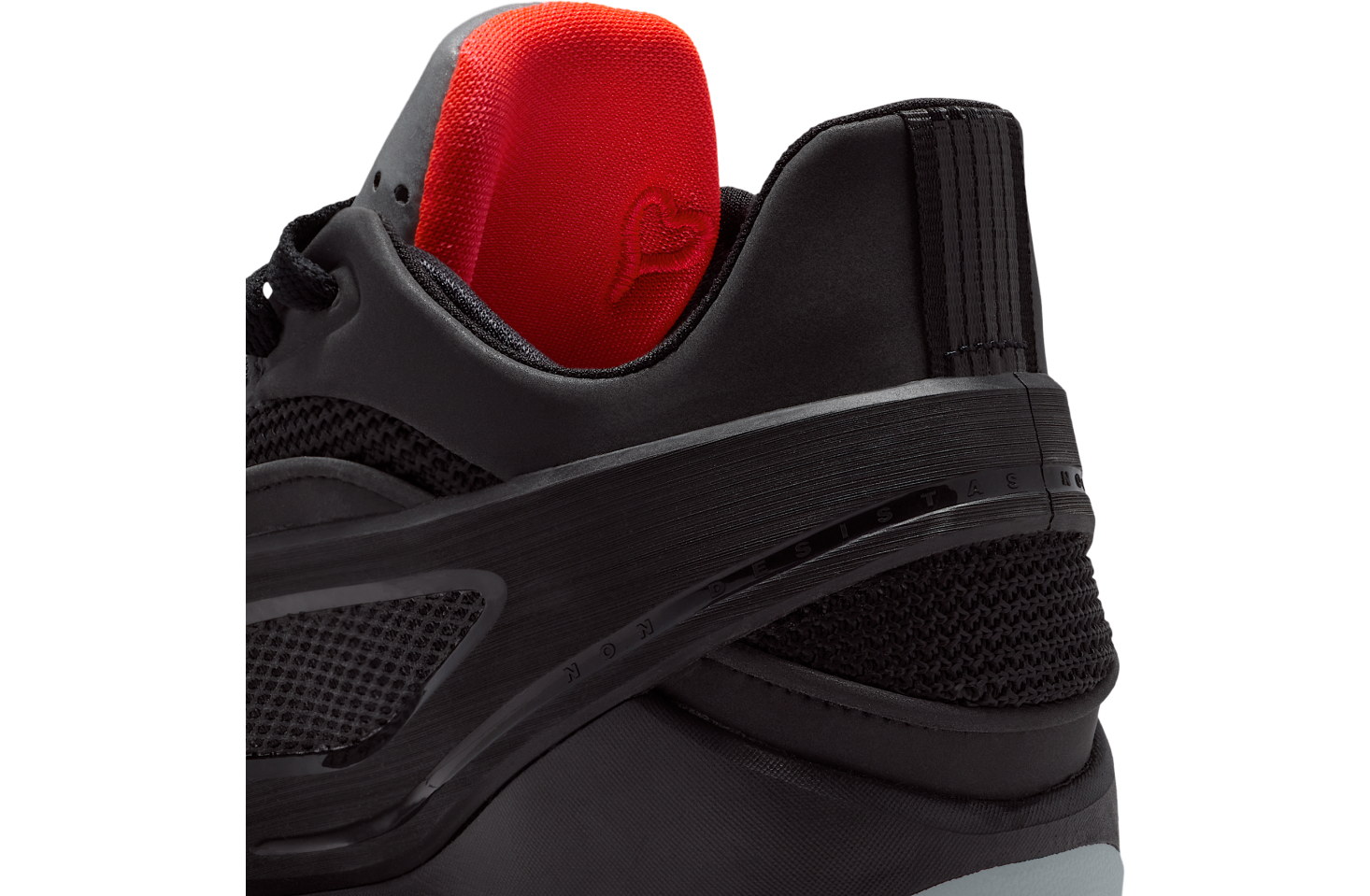 Luka 5 Black Metallic GS Black / Bright Crimson