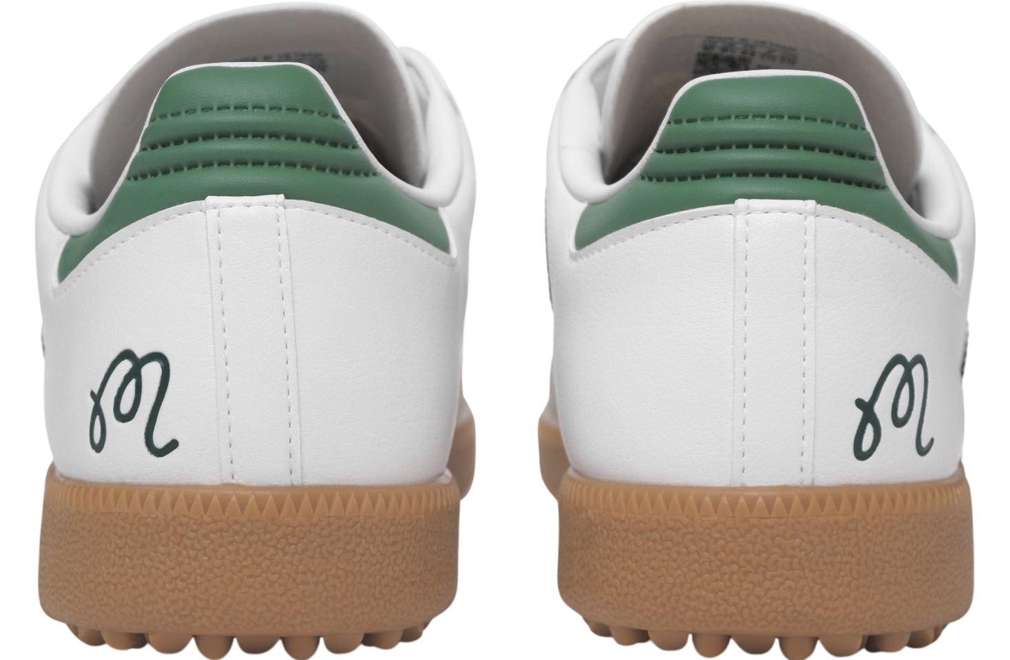 Malbon x Adidas Samba Golf White / Core Green