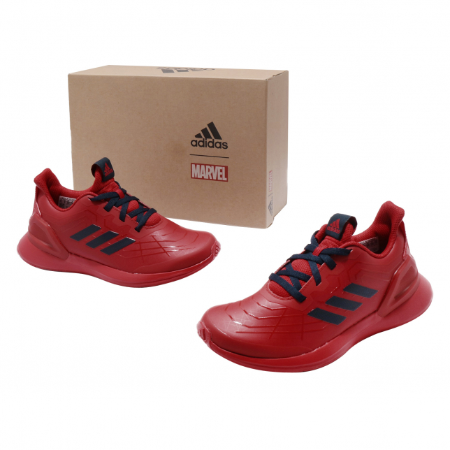 Marvel x adidas RapidaRun GS Spiderman - Jul 2019 - G27557