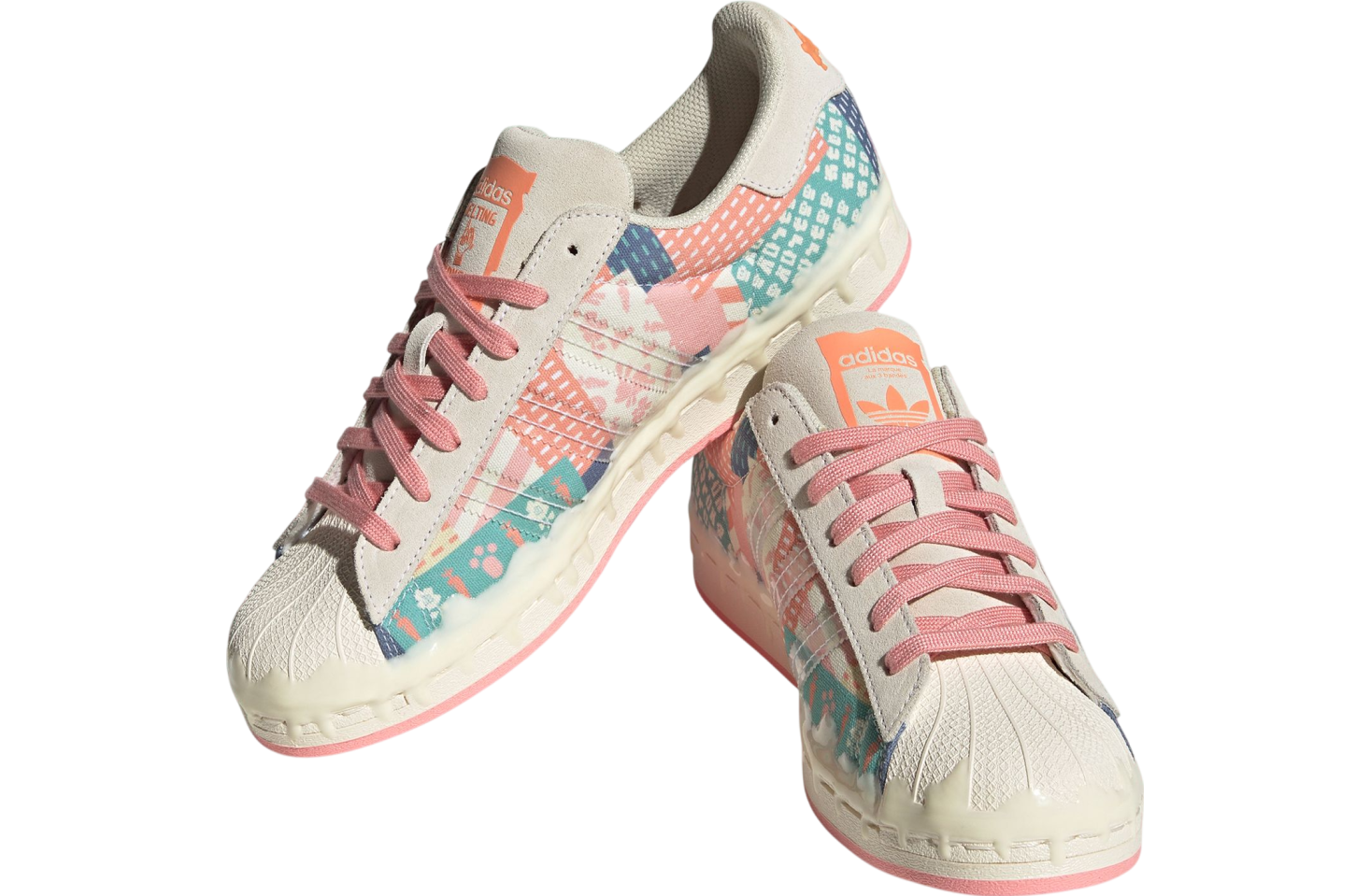 Adidas superstar multicolor floral best sale