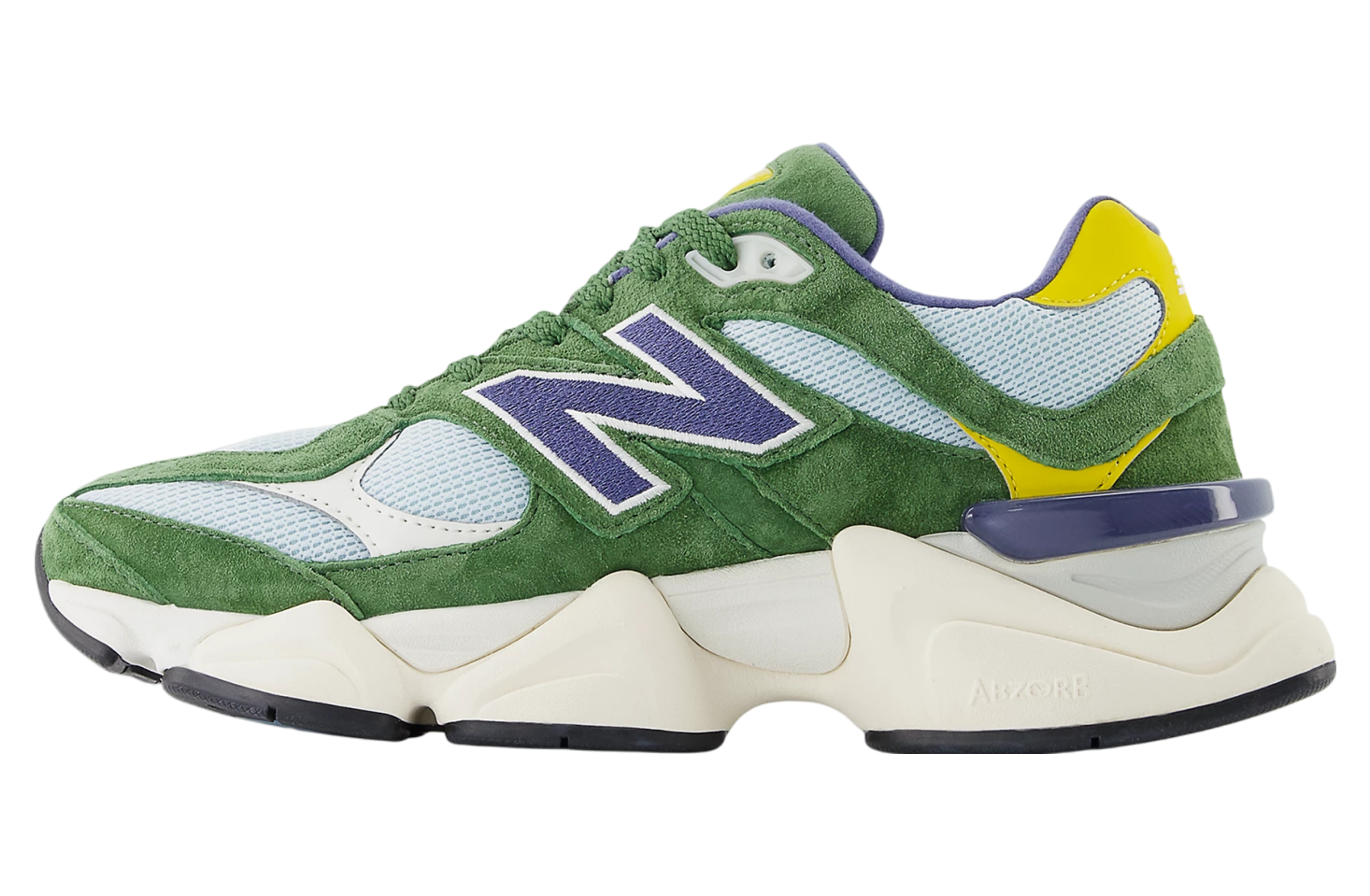 Mens New Balance 9060 Dark Alpine Green / Frosted Glass