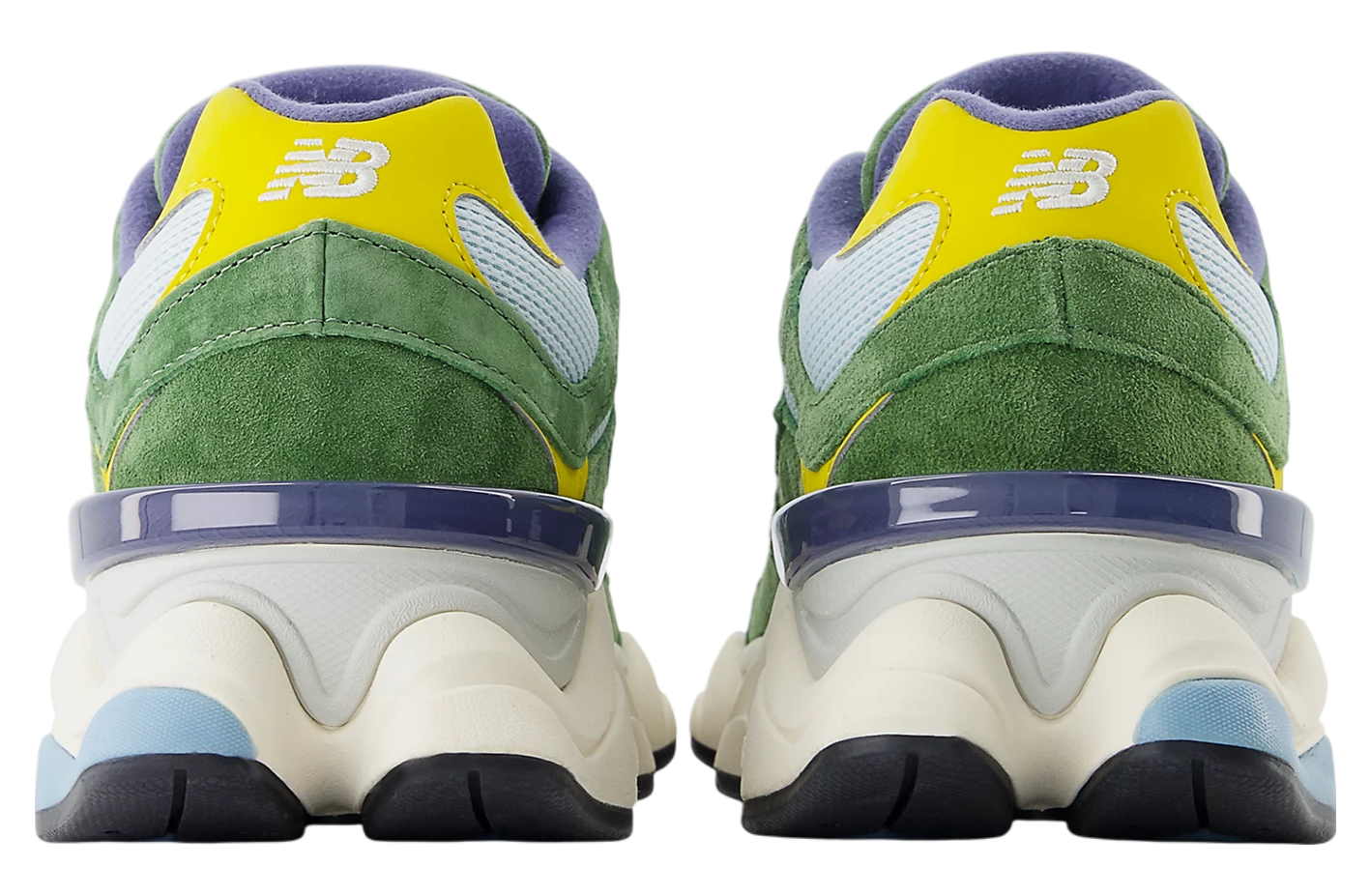 Mens New Balance 9060 Dark Alpine Green / Frosted Glass