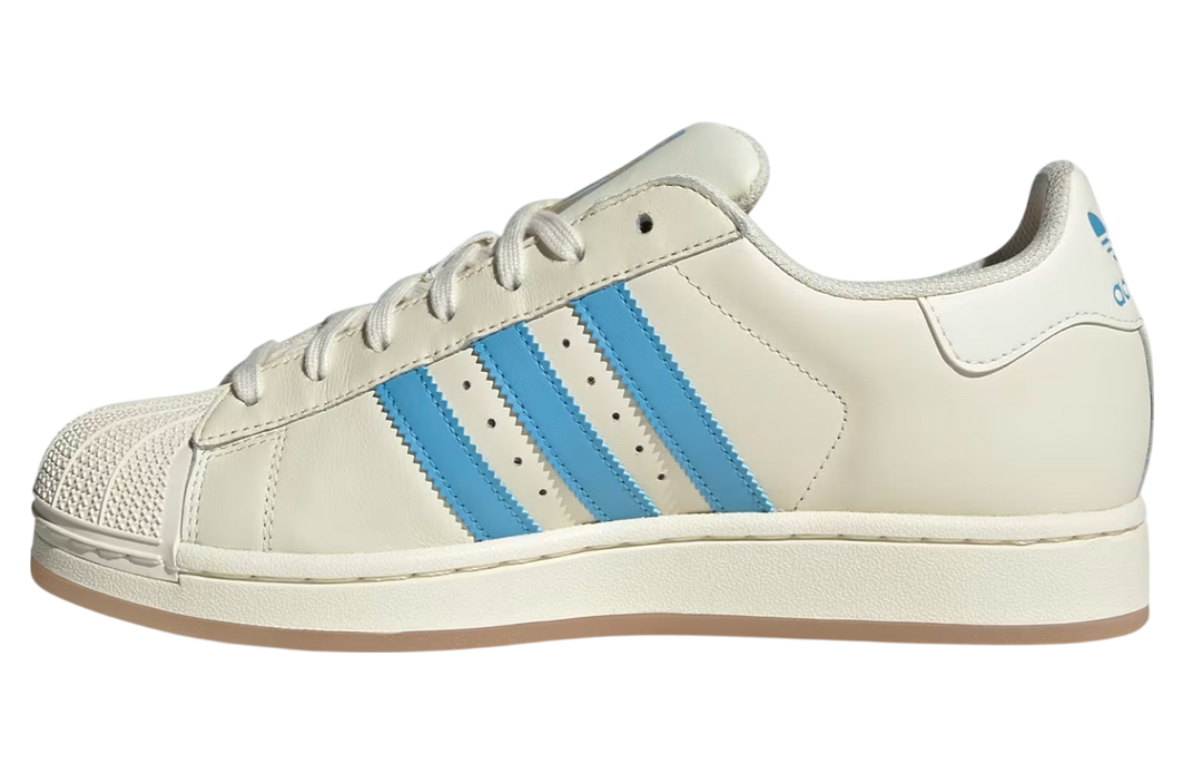 Messi X Adidas Superstar Cream White / Semi Blue Burst