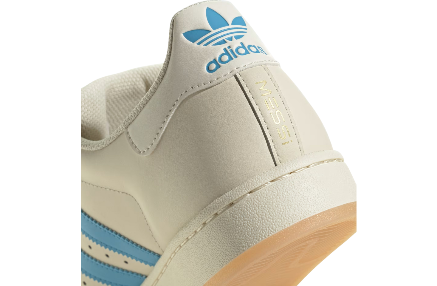 Messi X Adidas Superstar Cream White / Semi Blue Burst