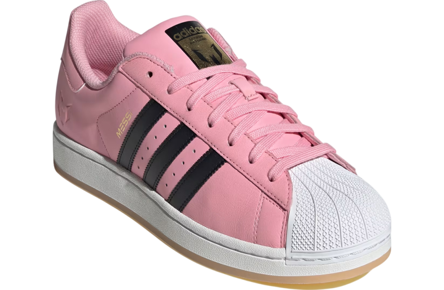 Messi X Adidas Superstar Light Pink / Core Black