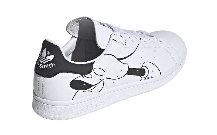 Mickey Mouse x adidas Stan Smith White Black FW2895