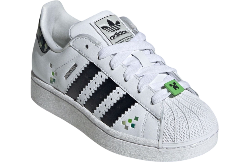 Minecraft X Adidas Superstar Gs Creeper