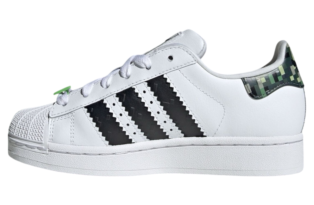 Minecraft X Adidas Superstar Gs Creeper