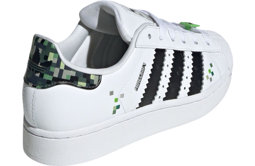 Minecraft X Adidas Superstar Gs Creeper