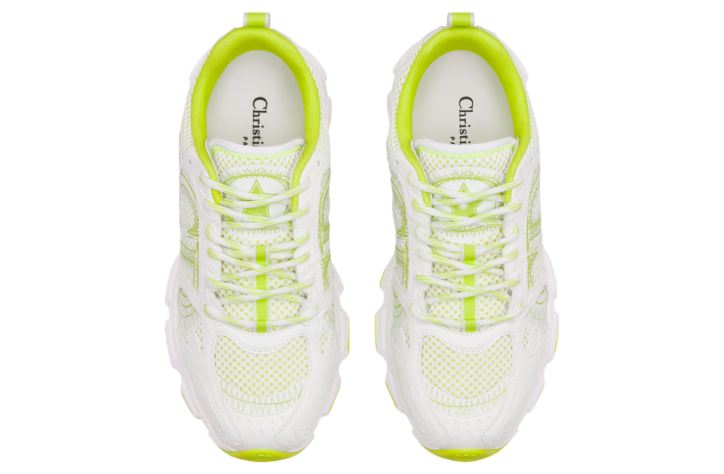 Miss Dior Dior Chrono WMNS White / Lime Green Mesh - Jan
