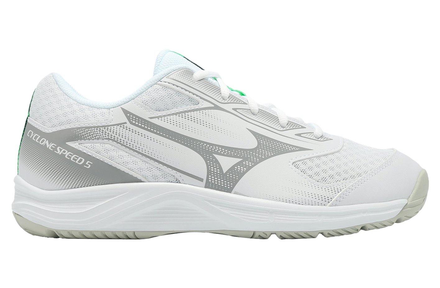 Mizuno Cyclone Speed 5 White / Grey - Jun 2025 - V1GA258021