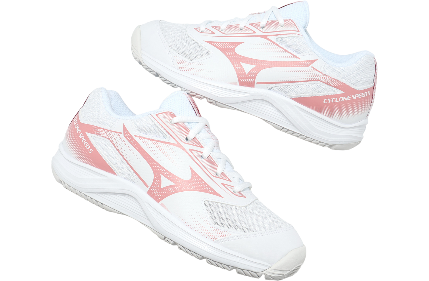 Mizuno Cyclone Speed 5 WMNS White / Pink - Jan 2026 - V1GC258073