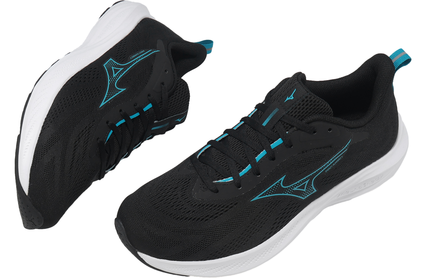 Mizuno Enerzy Runnerz 2 Wide Black / White - Aug 2025 - K1GA251201