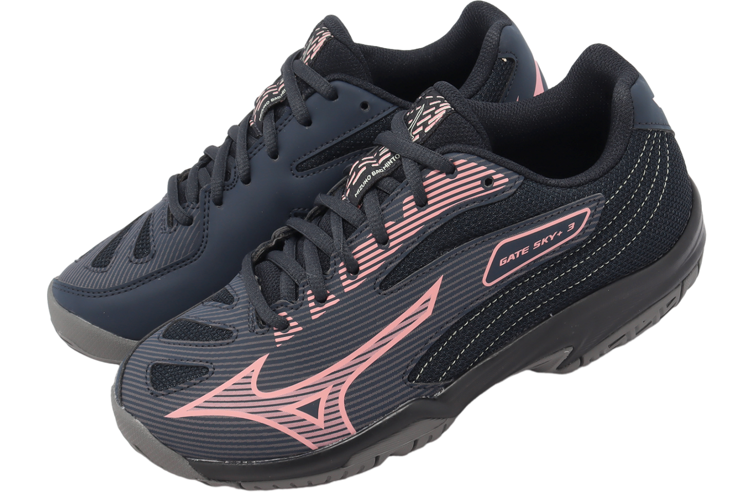 Mizuno Gate Sky Plus 3 Wide Navy / Pink
