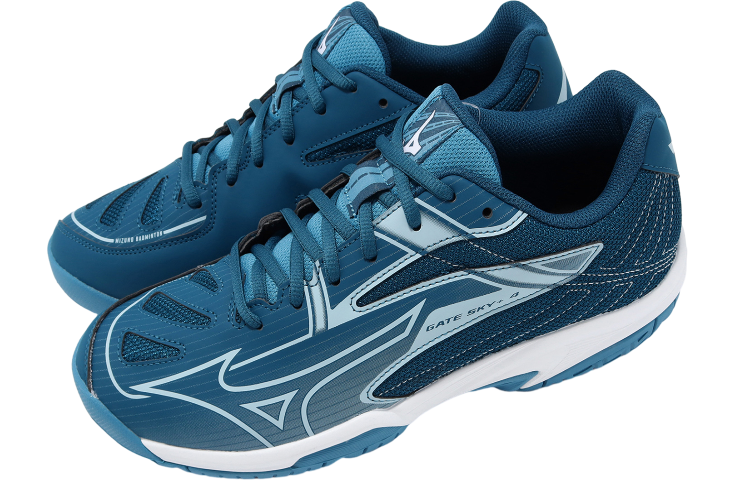 Mizuno Gate Sky Plus 4 Wide Blue / White